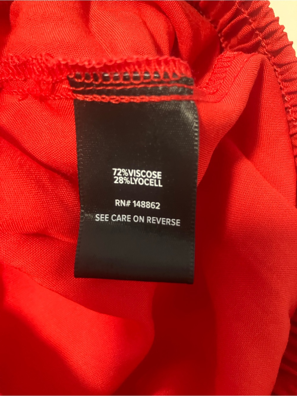 Torrid Pull-On Washable Challis Shorts - Size 0 - Adrenaline Rush Red - NWT - Picture 5 of 7